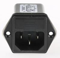 b84773a0004a000 EPCOS 4A, 250 V ac/dc Panel Mount IEC Inlet Filter B84773A0004A000, Tab