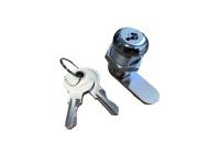 517-861 RS PRO Silver Camlock, 22.4mm Panel-to-Tongue, 16 x 19mm Cutout, Key Unlock