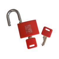 195-8236 RS PRO Key Aluminium Padlock, 6mm Shackle, 43mm Body