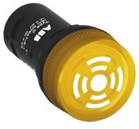 1sfa619600r6123-cb1-612y ABB, Compact, Panel Mount Yellow LED Buzzer, 22mm Cutout, Round, 110 → 130V dc