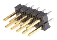 tsw-105-07-l-d Samtec TSW Series Straight Through Hole Pin Header, 10 Contact(s), 2.54 mm Pitch, 2 Row, Unshrouded