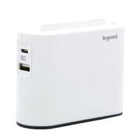 049401 Legrand French / German Multi Outlet Plug, 6A, Plug-In