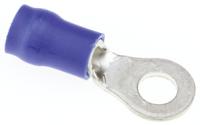 n2-m4 JST, R Insulated Ring Terminal, 4mm Stud Size, 1mm² to 2.6mm² Wire Size, Blue