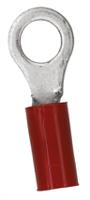2-36154-2 TE Connectivity, PIDG Insulated Ring Terminal, #10 Stud Size, 0.26mm² to 1.65mm² Wire Size, Red