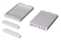96034245-b-181304-abs-7035 Bopla Bocube Series Light Grey ABS Enclosure, IP66, IP68, Light Grey Lid, 191 x 125 x 40mm