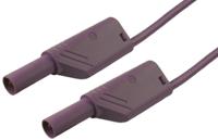 934088109 Hirschmann Test & Measurement, 32A, 1000V ac/dc, Violet, 1m Lead Length