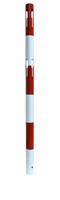 898-7144 RS PRO Red & White Steel Barrier Post