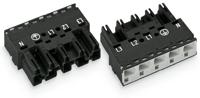 770-415 WAGO 770 Series Lighting Connector, 5-Pole, Male, 5-Way, Cable Mount, 25A