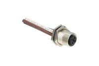 m12t-04pffs-sf8b15 Amphenol Industrial Industrial Circular Connector, 4 Contacts, Threaded, M12 Connector, Socket, Female, IP68, IP69K, M