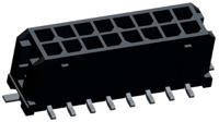 43045-1618 Molex Micro-Fit 3.0 Series Straight Surface PCB Header, 16 Contact(s), 3 mm Pitch, 2 Row, Shrouded