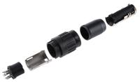 t3378501 Amphenol Industrial, C 091 B 5 Pole M16 Din Socket, 5A, 300 V ac, Female, Cable Mount