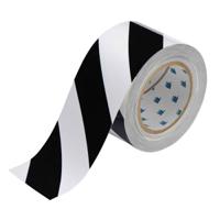 104349 Brady Black, White Rubber 30.48m Floor Tape, 0.2mm Thickness