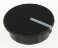 c151-blk Sifam 15.5mm Black Potentiometer Knob Cap, C151-BLK