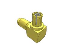 mmcx7-p-c-hf-ra-ca3 Samtec MMCX7 Series, Plug Cable Mount MMCX Connector, 75Ω, Cable Termination, Right Angle Body