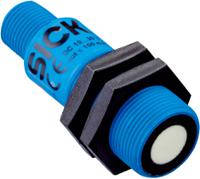 um18-212161101 SICK Ultrasonic Threaded Barrel Proximity Sensor, M18, 350 mm Detection, PNP NO, 10 → 30 V dc