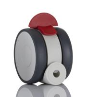 5925uap075l51-10-ral7001 Tente Swivel Castor Wheel, 80kg Capacity, 75mm Wheel