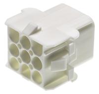 350782-1 TE Connectivity, Universal MATE-N-LOK Female Connector Housing, 6.35mm Pitch, 9 Way, 3 Row