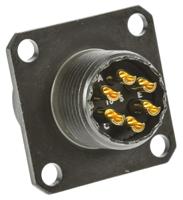 62gb-50t10-06pn Amphenol Limited, 62GB 6 Way Flange Mount MIL Spec Circular Connector Receptacle, Pin Contacts,Shell Size 10, Bayonet