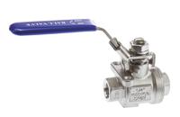 764-4256 RS PRO Stainless Steel Full Bore, 2 Way, Ball Valve, Threaded, BSPP 1/4in