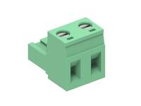 397040002 Molex, 7.62mm Pitch, 39704, 2 Way, Pluggable Terminal Block, Plug,