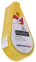 550-14010-spro200-1401-wh-1401-clwh HellermannTyton RiteOn Self Laminating Cable Marker Kit, White, 6.1 → 12.1mm Cable, 550-14010
