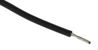 872-5274 RS PRO Black 0.33mm² Hook Up Wire, 22 AWG, 17/0.16 mm, 100m, XLPE Insulation