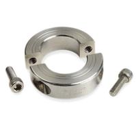 msp-34-ss Ruland Shaft Collar, Two Piece, Clamp, Bore 34mm, OD 57mm, W 15mm, 303 Stainless Steel
