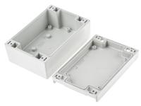 290112000 ROLEC Techno Plus Series Grey Plastic Enclosure, IP67, Grey Lid, 160 x 110 x 70mm