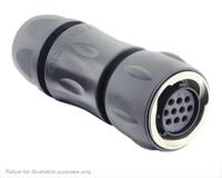 utgx6jc1210s Souriau Sunbank by Eaton Circular Connector, 10 Contacts, Cable, Standard Connector, Plug, Female, IP68, IP69K, UTGX