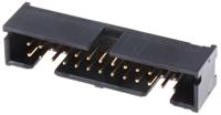 5103308-6 TE Connectivity AMP-LATCH Series Straight Through Hole PCB Header, 26 Contact(s), 2.54 mm Pitch, 2 Row, Shrouded