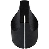 acckmp1627nlp6 Vishay 16mm Black Potentiometer Knob for 6mm Shaft Screw Fix, ACCKMP1627NLP6
