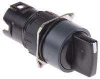 zb6ad22 Schneider Electric Harmony XB6 Series 2 Position Selector Switch Head, 16mm Cutout, Black Handle