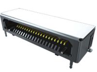 fcs8-10-01-l-s-a-tr Samtec FCS8 Series Straight Surface Mount PCB Socket, 10-Contact, 1-Row, 0.8mm Pitch, Solder Termination