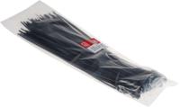 233-493 RS PRO Cable Tie, 380mm x 7.6 mm, Black Nylon, Pk-100