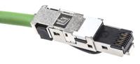 1044470010 Weidmuller, 1m Cat5, Green M12 to RJ45, Terminated PUR Sheath