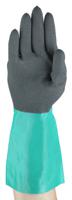 48128100 Ansell Edge Black Polyester Polyester Work Gloves, Size 10, Nitrile Coating