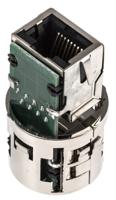 rjftv21n Amphenol Socapex RJFTV Series Female RJ45 Connector, Panel Mount, Cat5e Straight 1 Port 8 -Way
