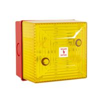 212902 Clifford & Snell FD40 Series Yellow Flashing Effect LED Beacon for Use with Commercial & Light Industrial Applications,