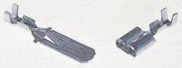 160864-2 TE Connectivity FASTIN-FASTON .110 Uninsulated Female Spade Connector, Receptacle, 2.79 x 0.79mm Tab Size, 0.5mm² to