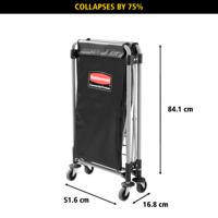 1871645 Rubbermaid Commercial Products Cart Bag Cart, 150L Load