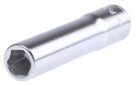 r7la Facom 1/4 in Drive 7mm Long Socket, 6 point, 50.5 mm Overall Length