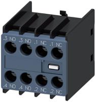 3rh2911-1fa22-0ma0 Siemens Auxiliary Contact, 4 Contact, 2NC + 2NO, Snap-On, SIRIUS 3RH