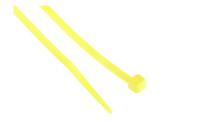269-1748 RS PRO Cable Tie, 203mm x 3.6 mm, Yellow Nylon, Pk-250