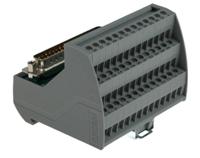 2315146 Phoenix Contact VIP-3 Series 37-Contact Male Interface Module, D-sub Connector, DIN Rail, 2A