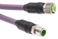 7000-44001-8400100 Murrelektronik Limited Male 4 way M12 to Female 2 way M12 Sensor Actuator Cable, 1 m
