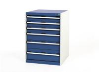 4001904911v Bott Drawer Unit, 900mm x 650mm x 650mm, Blue, Grey