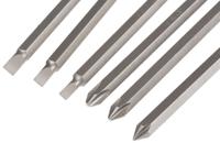 541-6545 RS PRO 6 piece Phillips, Slotted Impact Screwdriver & Bit Set