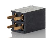 ssw-102-01-g-d Samtec SSW Series Straight Through Hole Mount PCB Socket, 4-Contact, 2-Row, 2.54mm Pitch, Solder Termination