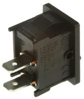 a111311210000 Molveno SPST, On-Off Rocker Switch Panel Mount