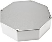 1590stpcbk Hammond 1590 Series Black Die Cast Aluminium Enclosure, IP54, Black Lid, 132.78 x 132.78 x 39.2mm